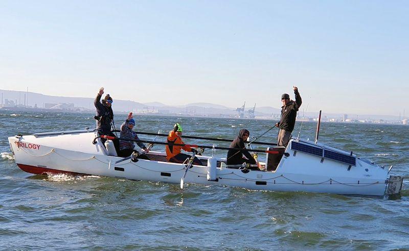 Preparing to row non-stop from mainland Europe to mainland South America - photo © M2M Atlantic Four