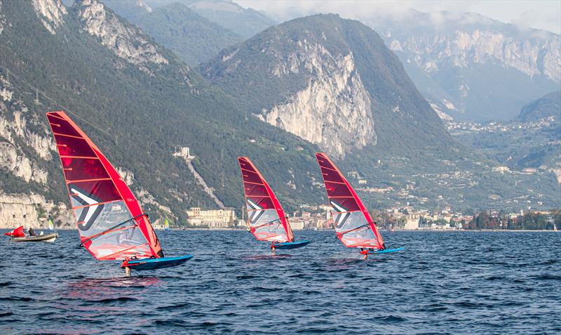 Starboard iFoil  sailing light conditions - World Sailing Windsurf Evaluation Trials, Lago di Garda, Italy. September 29, 2019 - photo © Jesus Renedo / Sailing Energy / World Sailing