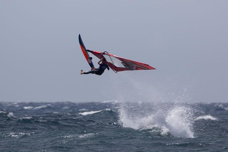 Liam Dunkerbeck, leading U20 category - Windsurfing World Cup 2022 photo copyright Gran Canaria Windsurfing World taken at  and featuring the Windsurfing class
