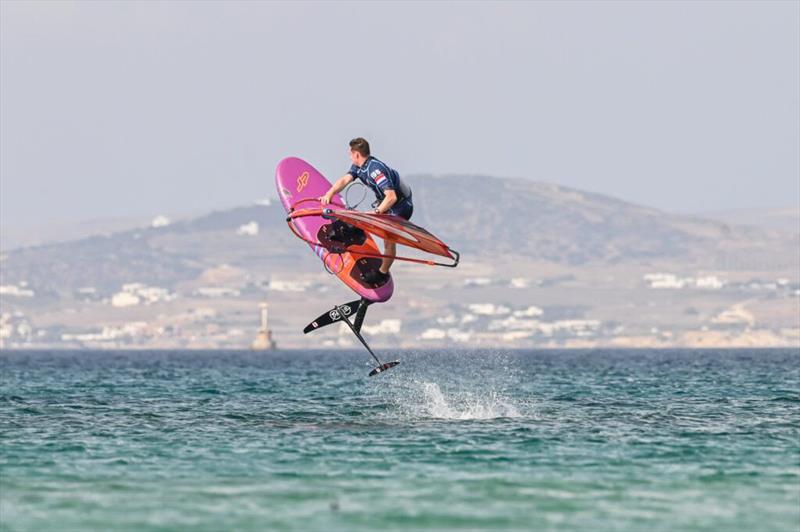 Tigo Kort was the first one out on the water today - 2025 Freestyle Pro Tour Naxos, Day 2 - photo © PROtography Official