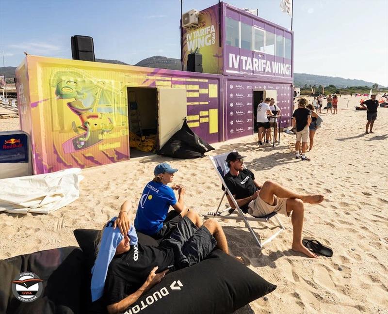 Bastien Escofet and Malo Guenole - GWA Wingfoil World Cup Spain 2024 - Tarifa Wing Pro - photo © Samuel Cardenas