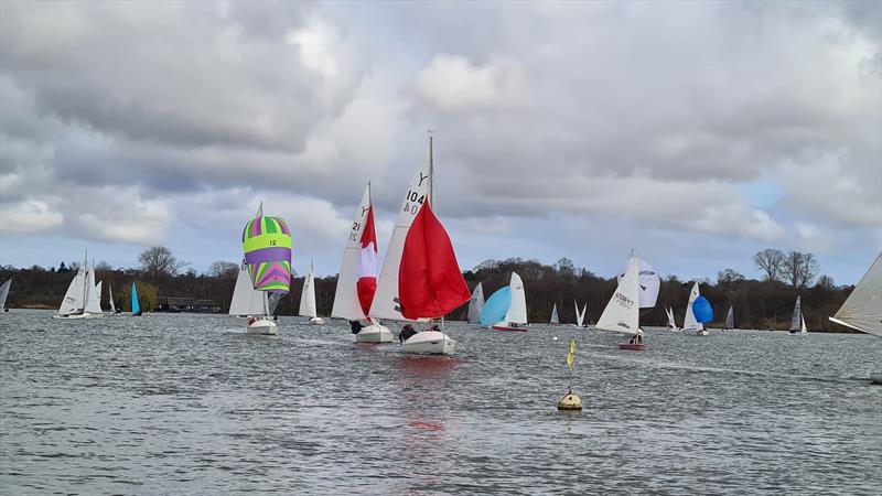 Snowflake Sailing Club Double Handed Open and Single Handed Club Racing photo copyright Roger Hannant taken at Snowflake Sailing Club and featuring the Yeoman/Kinsman class